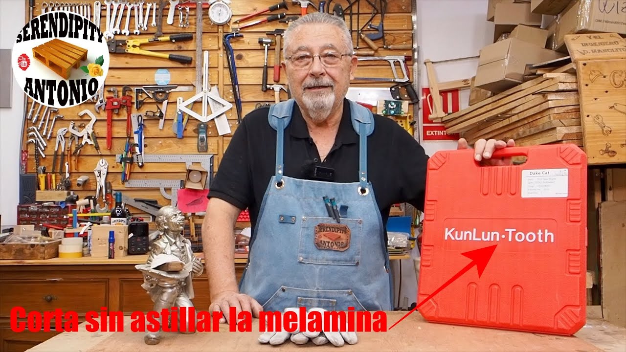 ¿Cortar MELAMINA SIN ASTILLAR? La respuesta está en este video