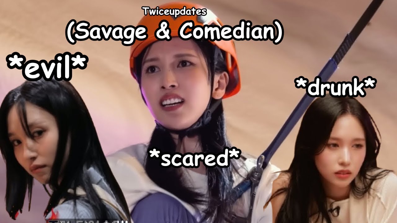 twice mina savage comedian & evil for 3 minutes