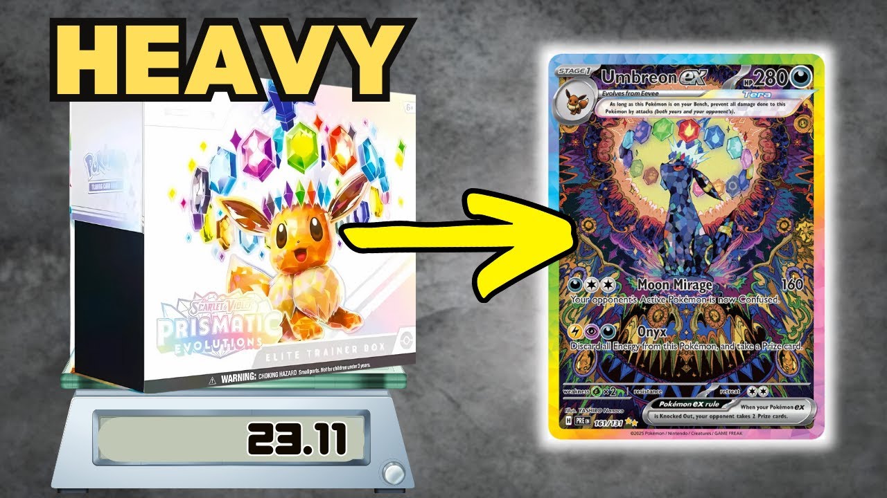 I Weighed Prismatic Evolutions to find a God Pack!