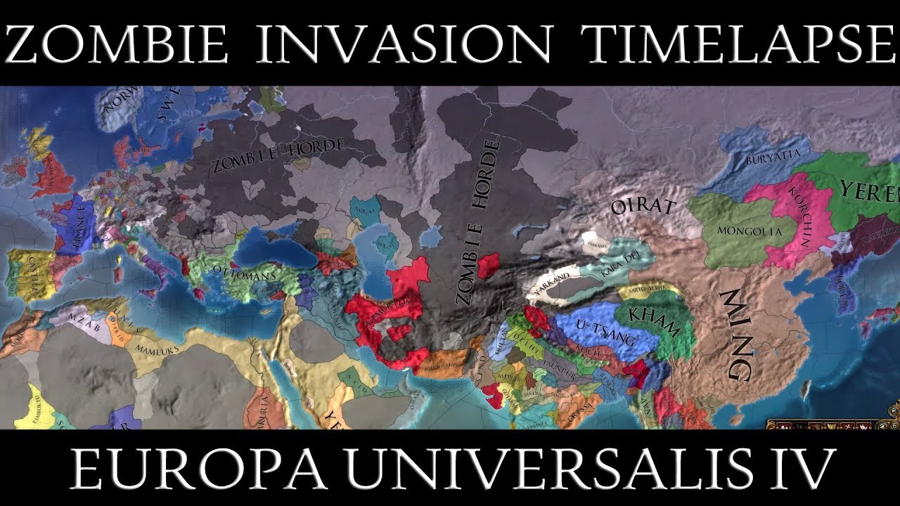 EU4: Zombie Invasion Mod (Without Jan Mayen) Timelapse