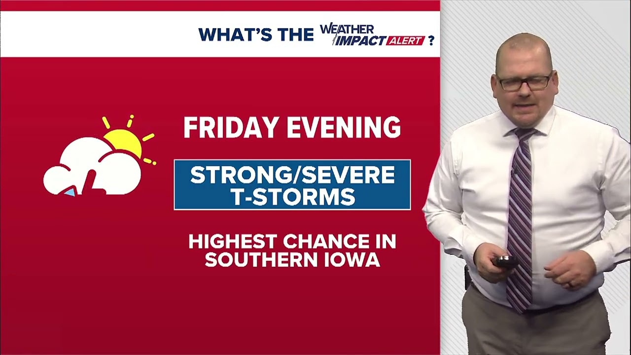 3/3/26 Central Iowa Forecast - Gloomy sky turns stormy by Friday