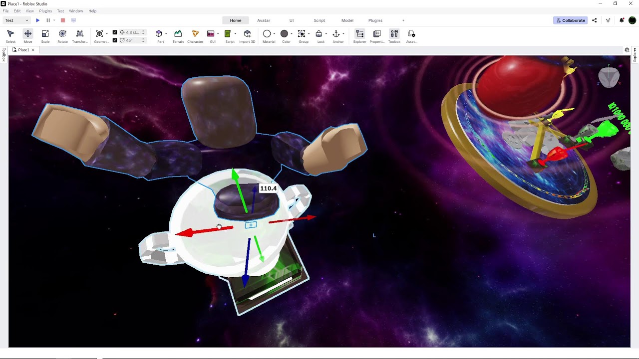 Day 1 of making my IQ Obby Galaxy