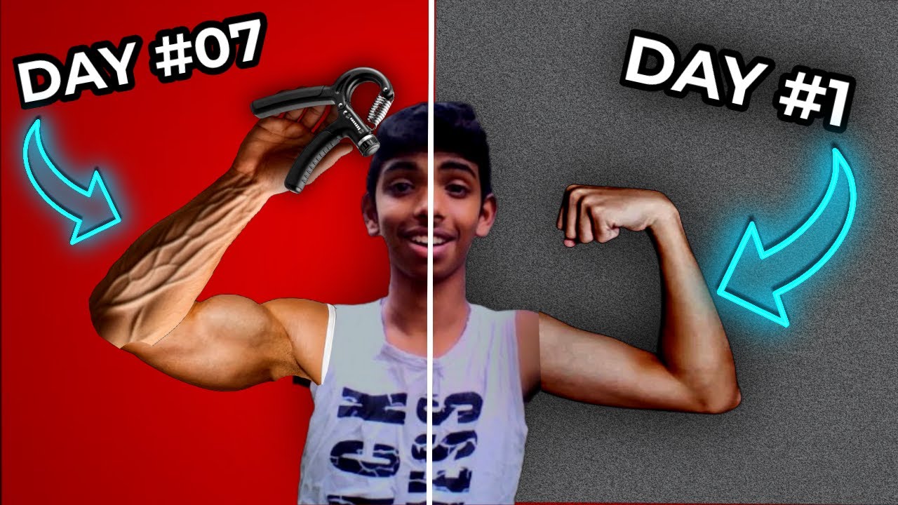 HAND GRIPPER එකක් දවස් 7ක් එක දිගට USE කරා  | I Used a Hand Gripper for 7 Days 😯😯