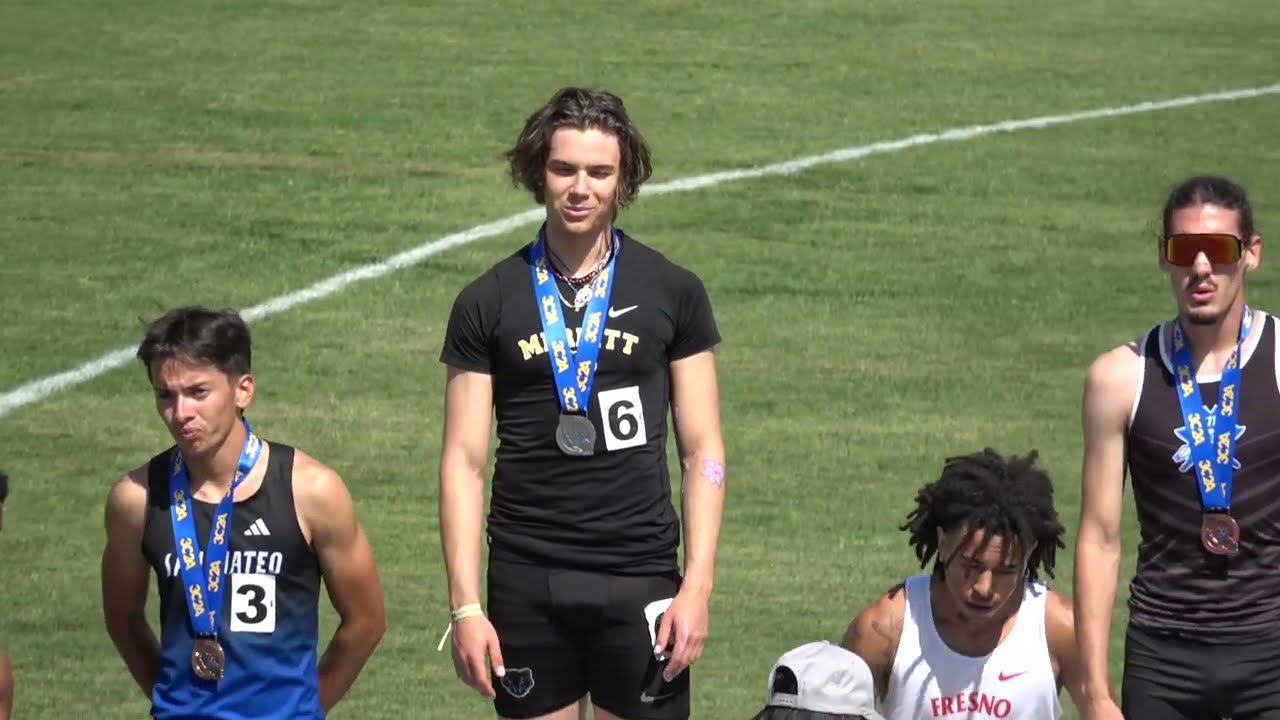 Finn Gohlke earns the 400m silver medal at the 2025 NorCal Championships