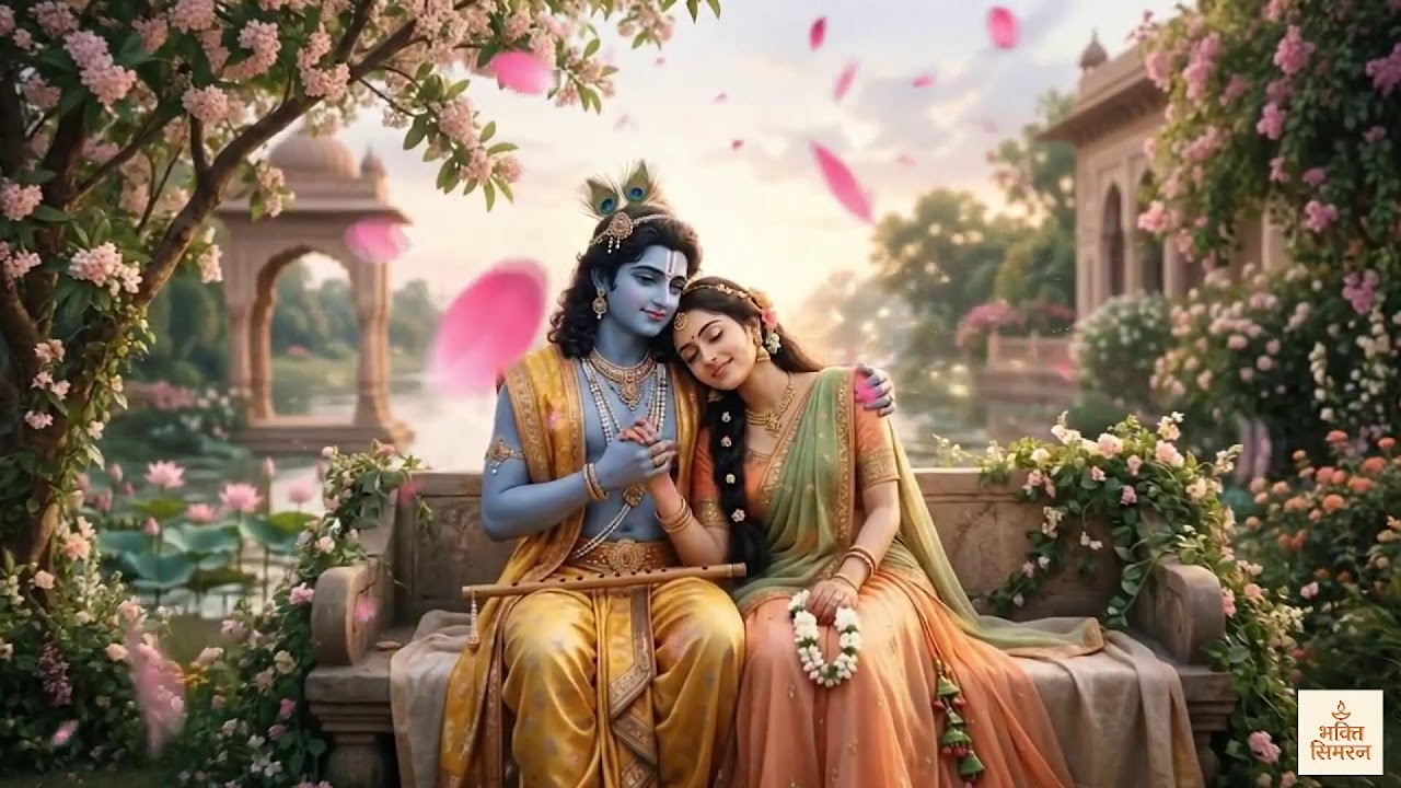 Divine Love Radha Krishna Peace Meditation Live | Peaceful Soulmate Vibes 🌸