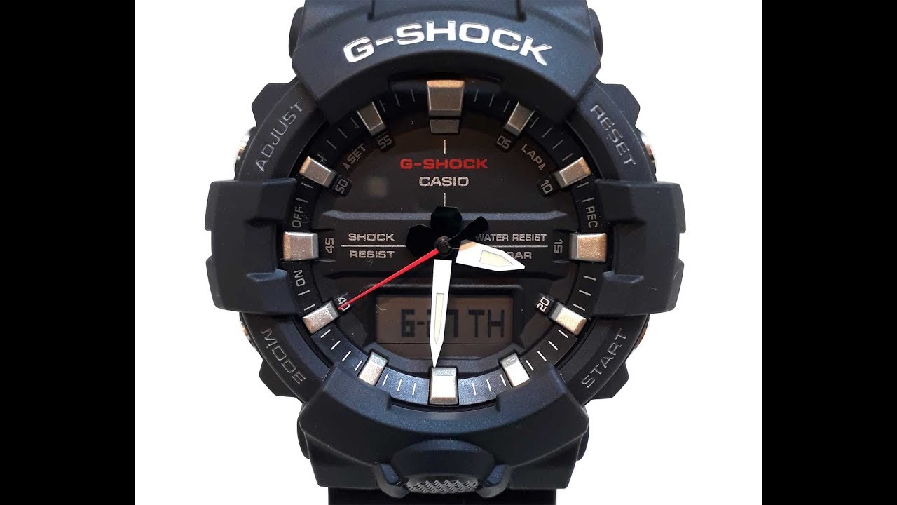 RELÓGIO CASIO G-SHOCK GA-800-1ADR - New Look Time