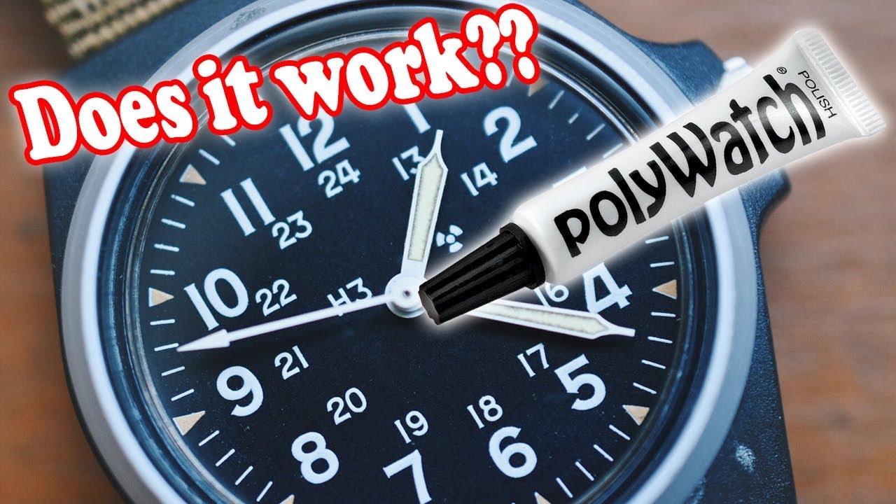 Does Polywatch Work? (Removing Scratches On Plastic Watch Crystals)