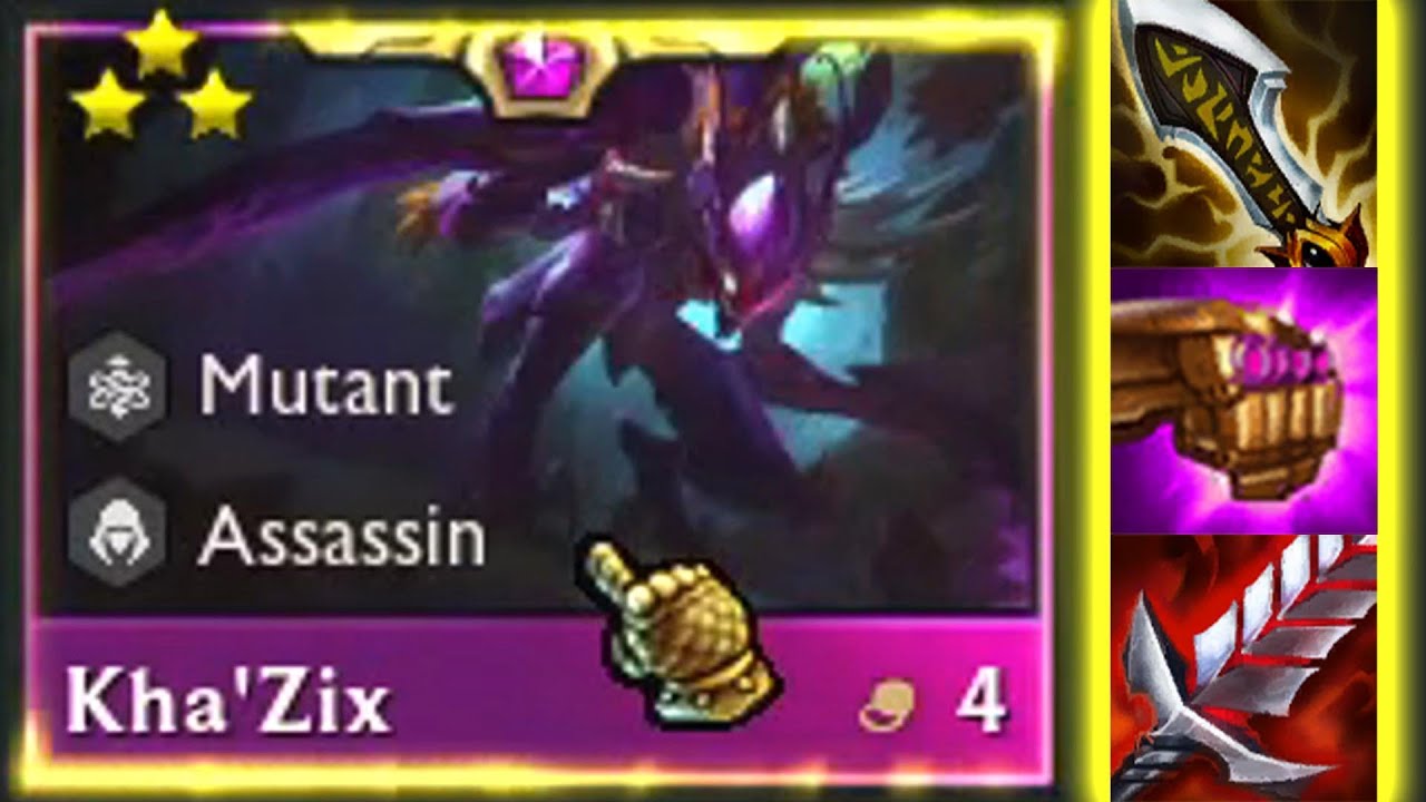 7 Mutant Kha'Zix ⭐⭐⭐ 3 Star | TFT Set 6.5