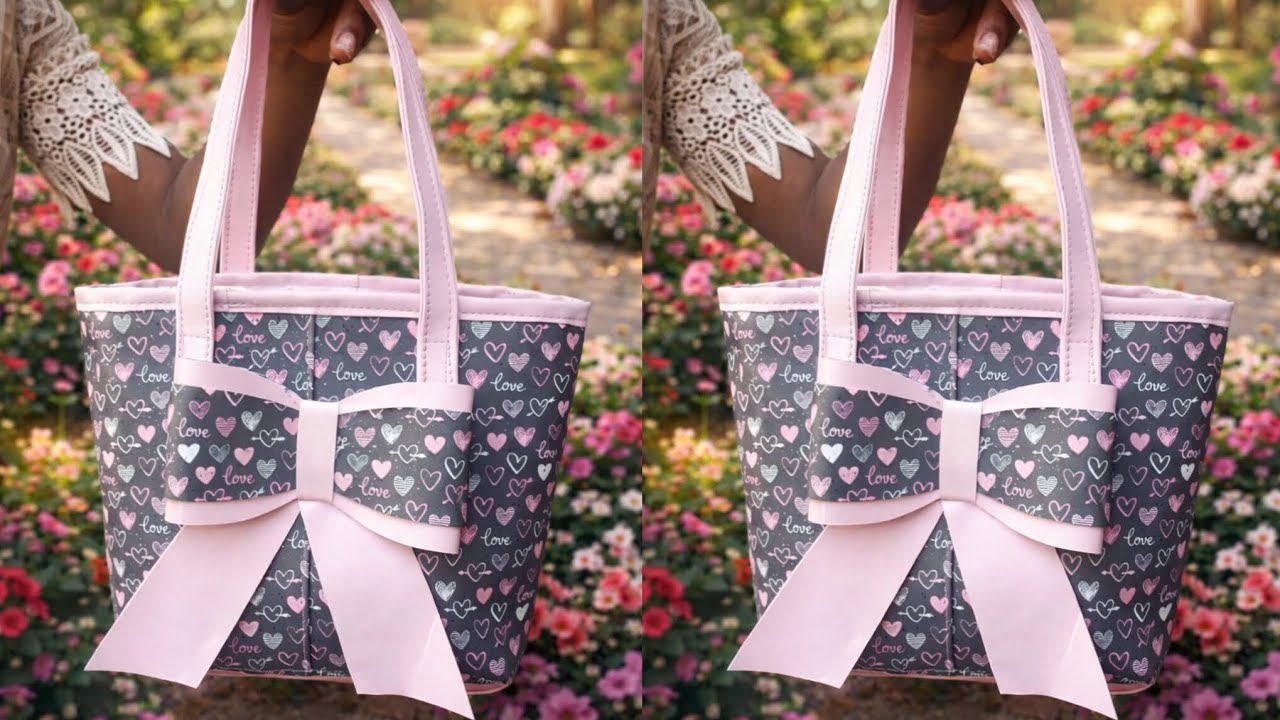 #сумка-шоппер своими руками/минималистичная сумка-шоппер/ как сделать стильную сумку-шоппер с бан...