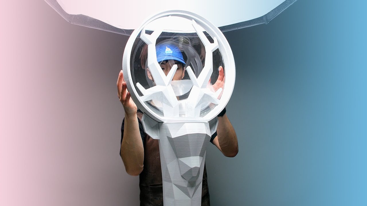 I Built a HUGE Oh My Girl Light Stick (오마이걸) [ENG, KR]