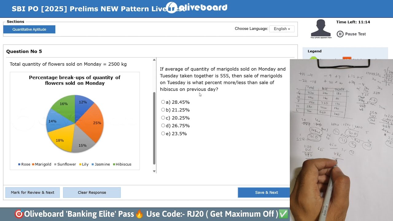 🎯Oliveboard SBI PO Live Mock Test📚✍️ 9 July | Share Score📝👆 | How to Attempt Mock #sbi #sbipo
