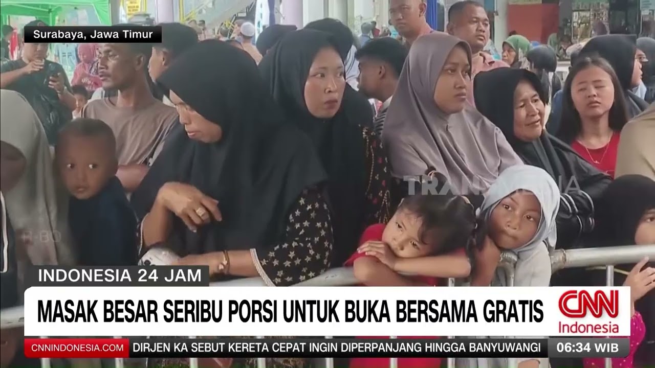 Masak Besar Seribu Porsi Untuk Buka Bersama Gratis | REDAKSI PAGI (08/03/36)