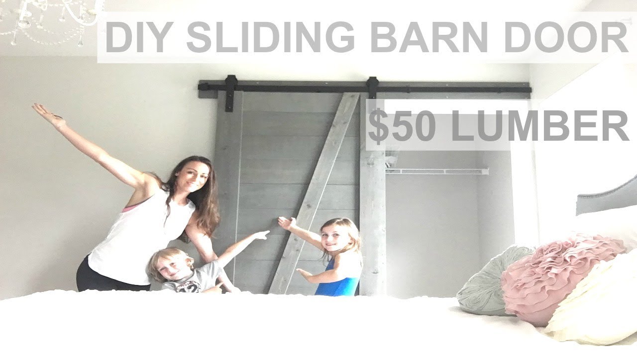How to Build a Barn Door | $50 Lumber