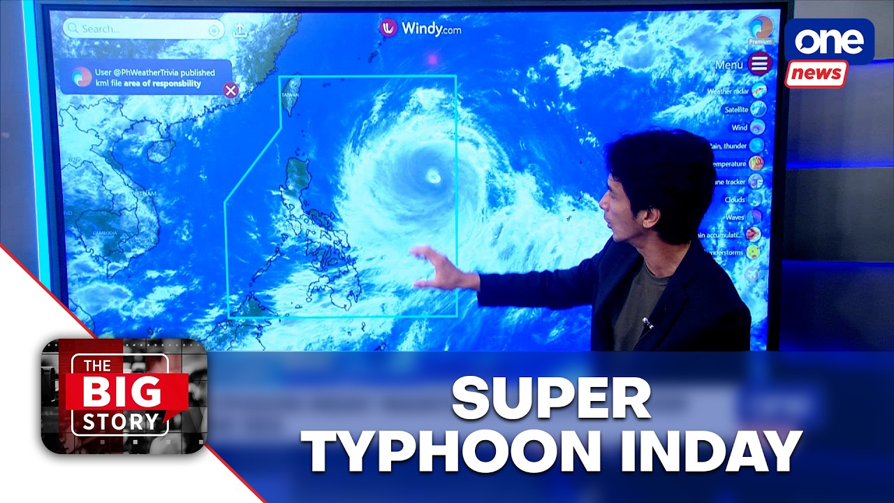 Super Typhoon Inday maintains strength over Philippine Sea