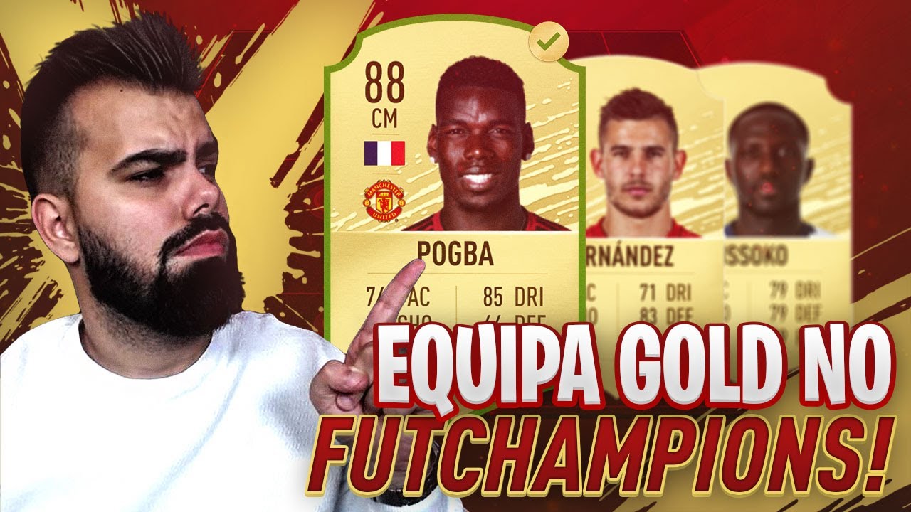 NOVA EQUIPA FUT CHAMPIONS! VAMOS COM EQUIPA GOLD MÍTICA.