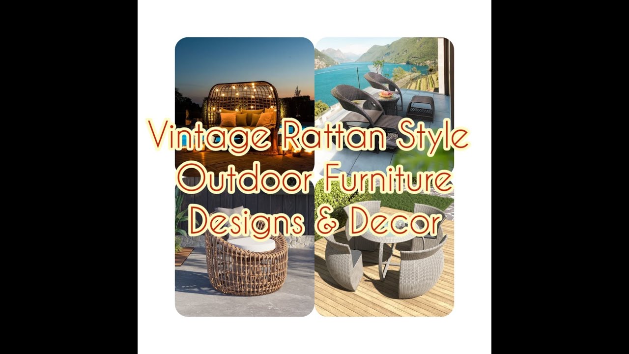Awesome & Durable Outdoor Rattan Style Furniture Perfect for your Backyard | Delightful Home Decor