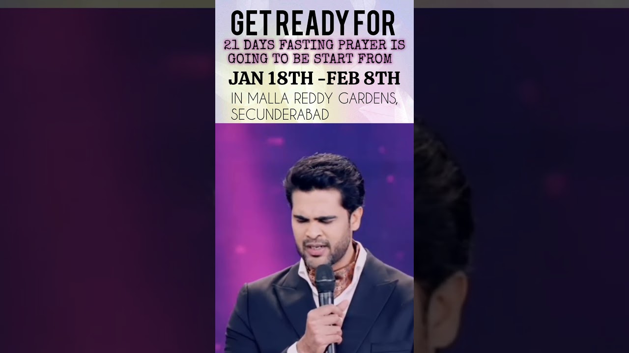 get ready for 21days fasting prayer 