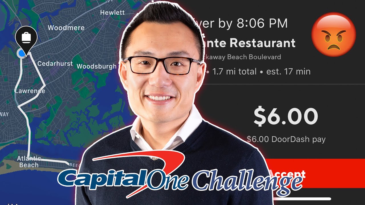 The Brutal Experience Of Food Delivery | $3000 Capital One Challenge Day 3