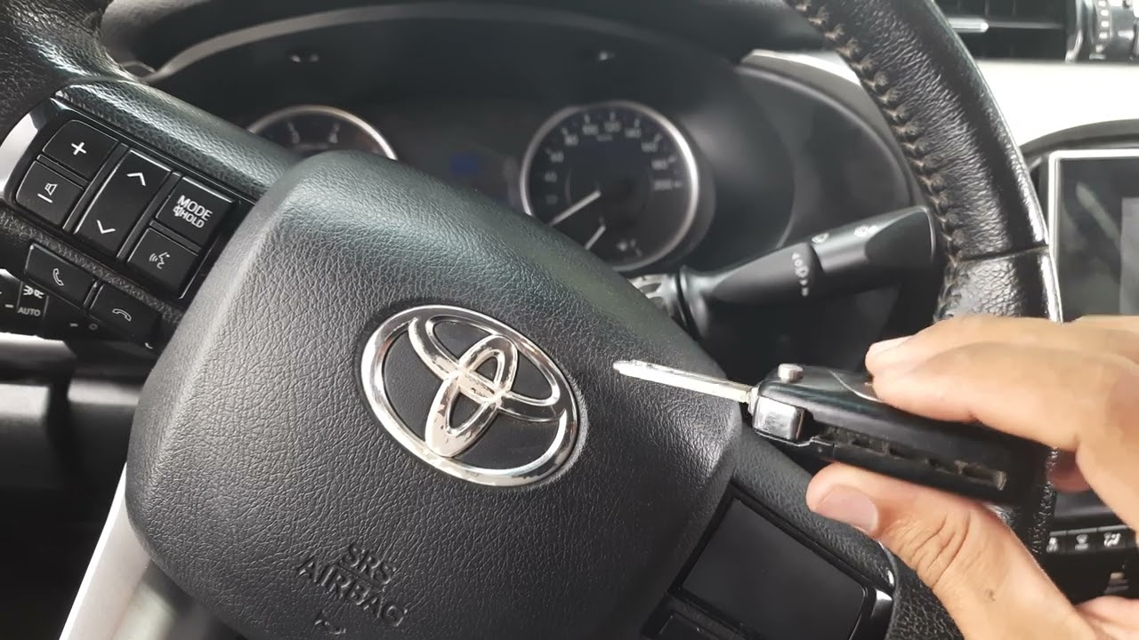 Como Programar A chave Canivete Hilux 2017 2018 2019 2020 2021 2022 2023