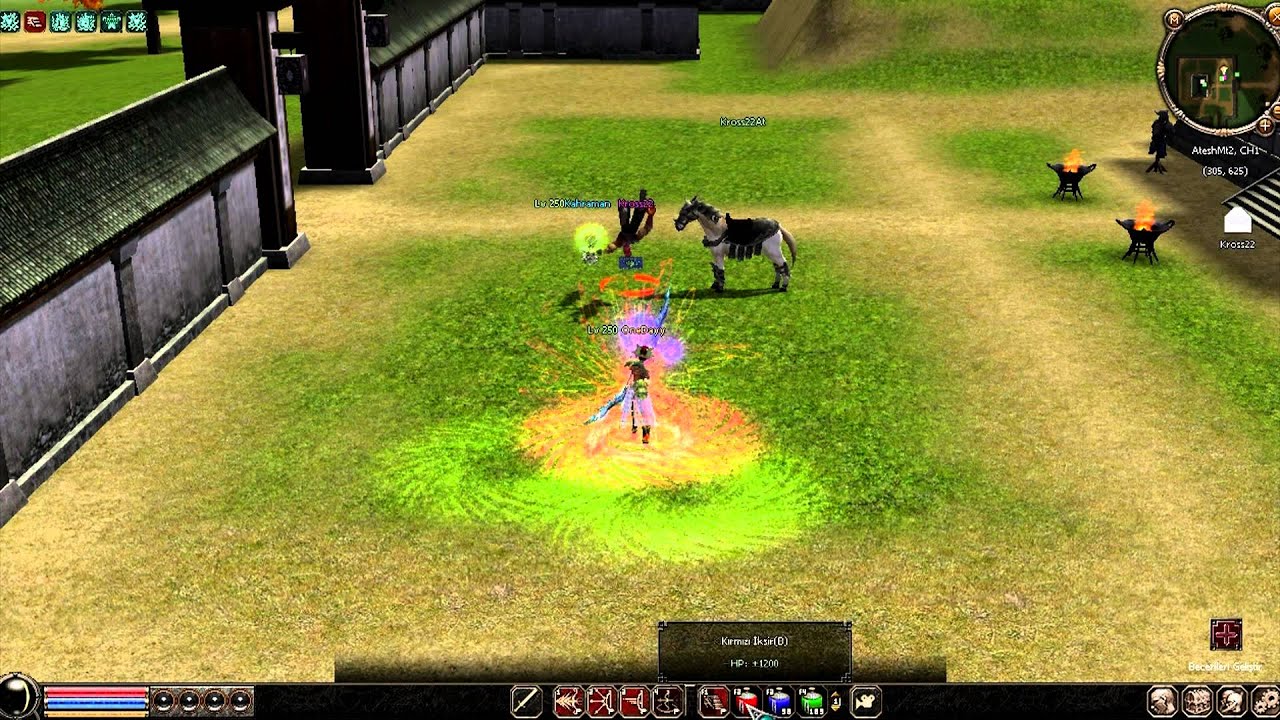 Metin 2 PvP Ninja ok&ccedil;u Damage Denemesi