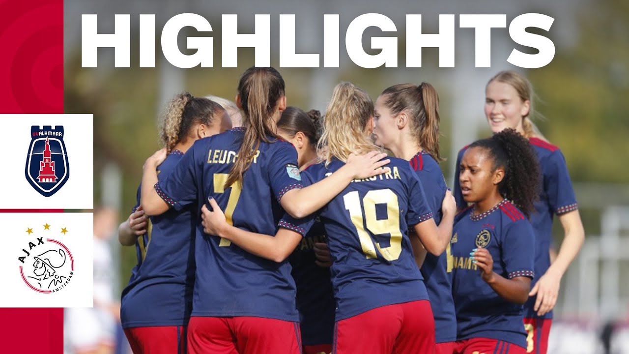 Hattrick Quinty Sabajo ⚽️⚽️⚽️ | Highlights VV Alkmaar - Ajax Vrouwen | Azerion Eredivisie Vrouwen