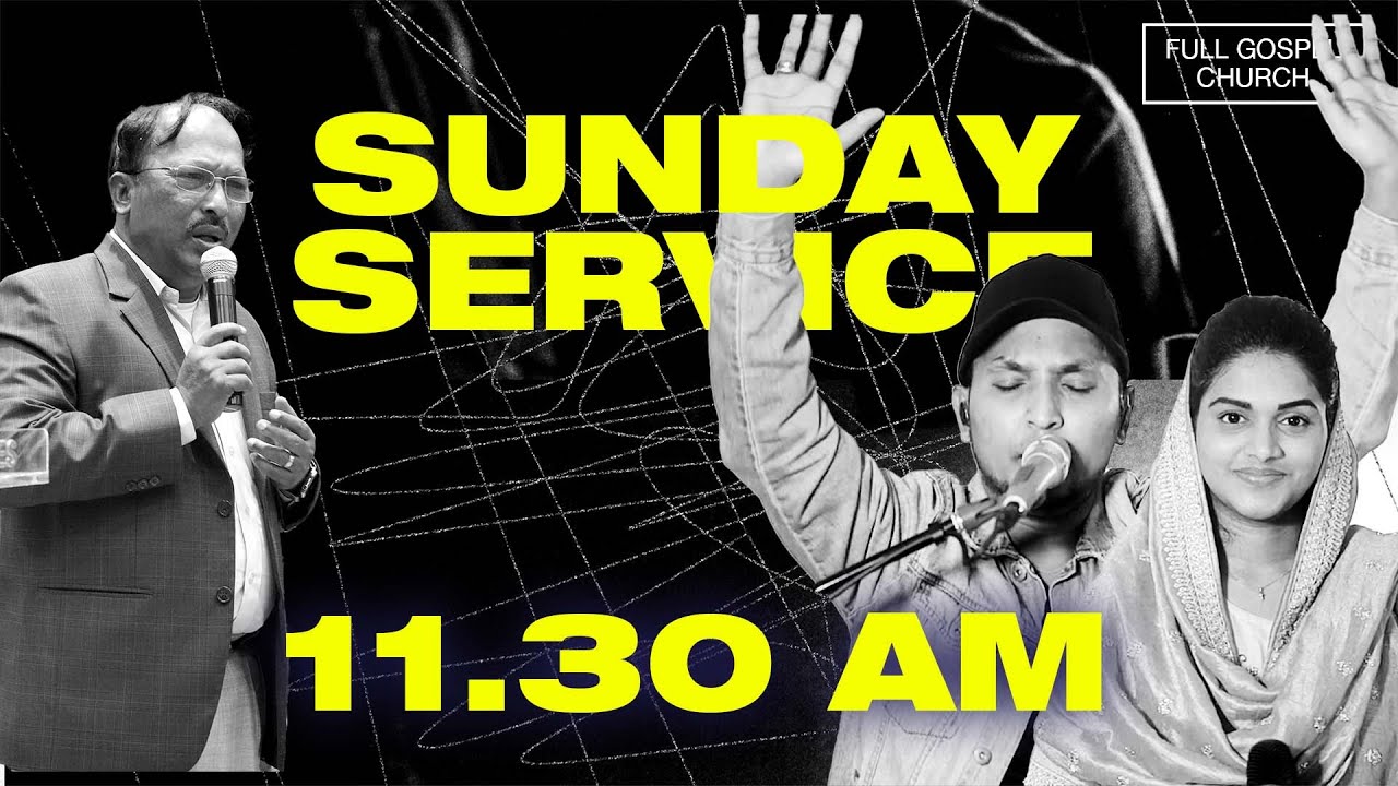 Sunday Second Service with Pastor. Immanuel Paul & Sharon Paul Perli | Feb 20  |  11 30  AM