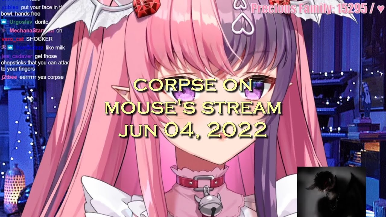 Corpse Husband on Ironmouse's stream - Just Chatting (JUN 04, 2022)