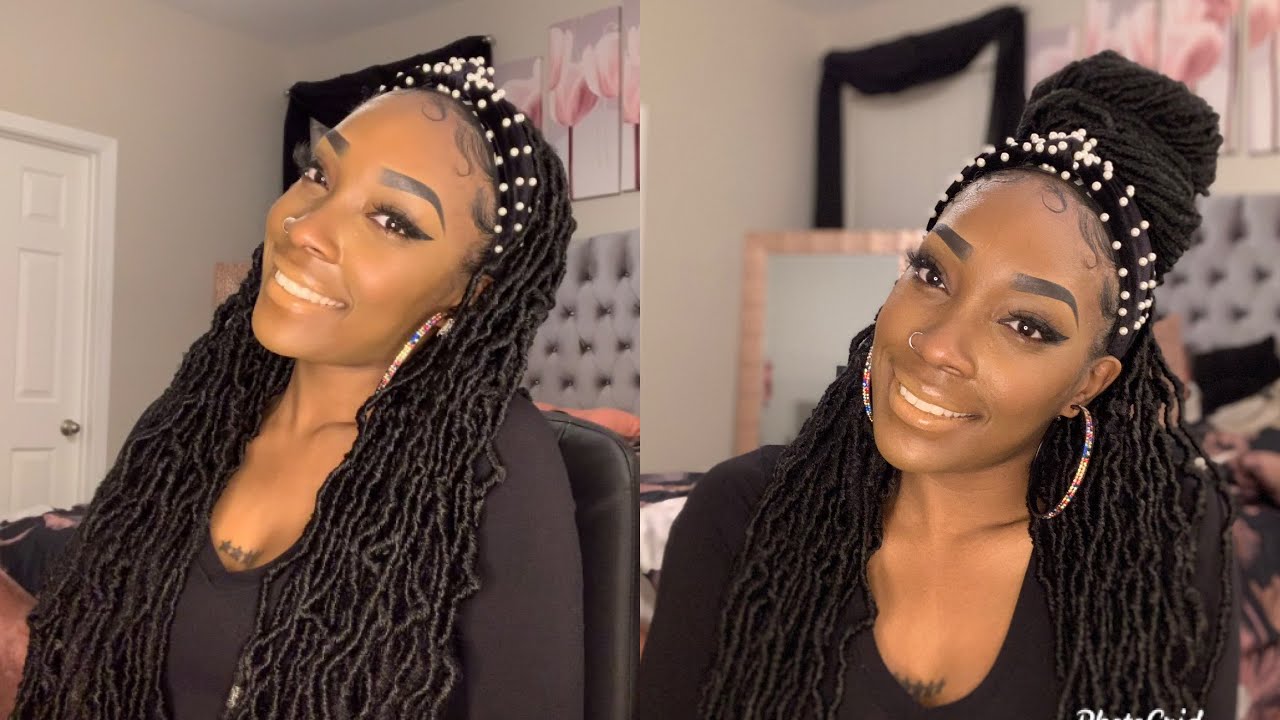 D.I.Y FAUX LOC HEADBAND WIG| 36 INCHES