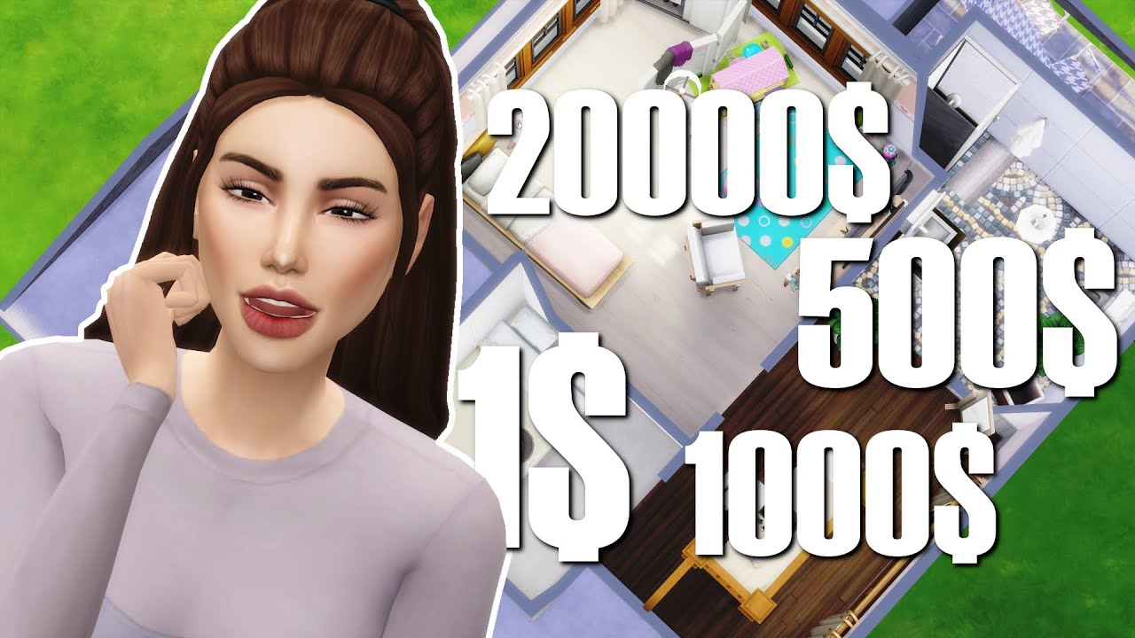 THE SIMS 4, ALE KAŻDY POK&Oacute;J MA INNY BUDŻET CHALLENGE (generator numer&oacute;w mnie nienawidzi😭)