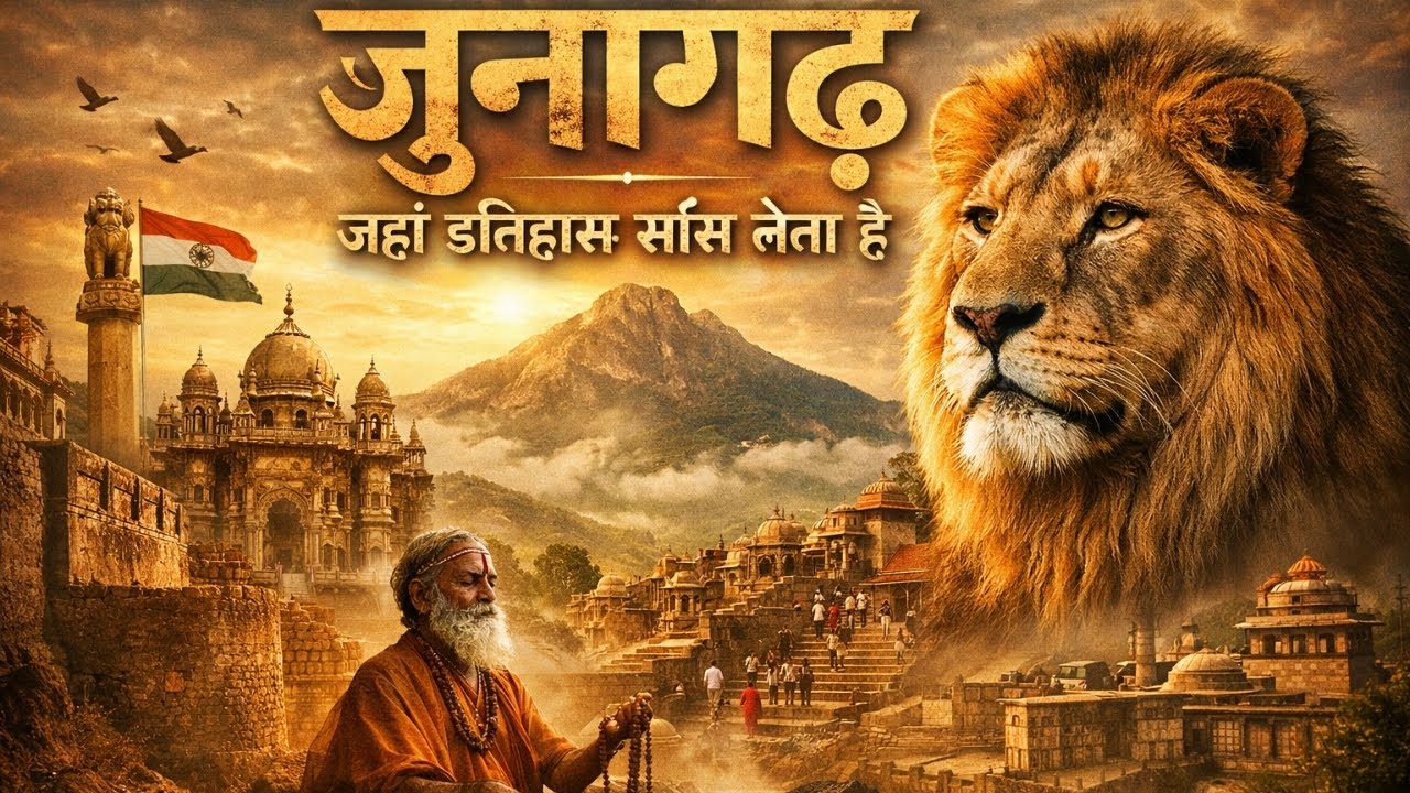 JUNAGADH CITY FULL DOCUMENTARY VIDEO | GIRNAR | UPARKOT | 2026 | AI VIDEO || #youtube #ai #junagadh