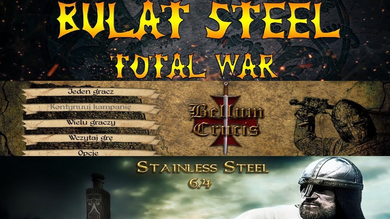 Bellum Crusis vs Stainless Steel vs Bulat Steel - Jaki jest najlepszy mod do Medieval 2: Total War?