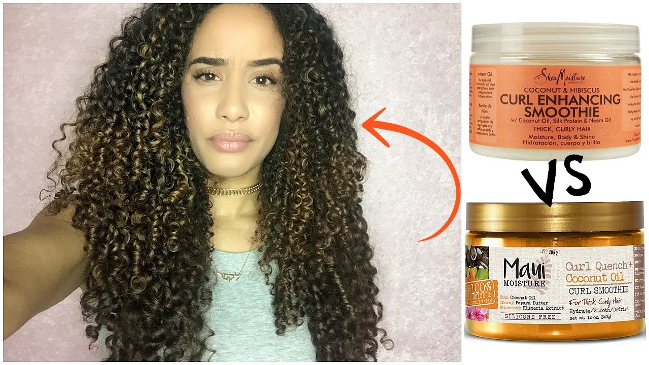 SheaMoisture vs Maui Moisture | Curl Smoothie Comparison for Natural Hair