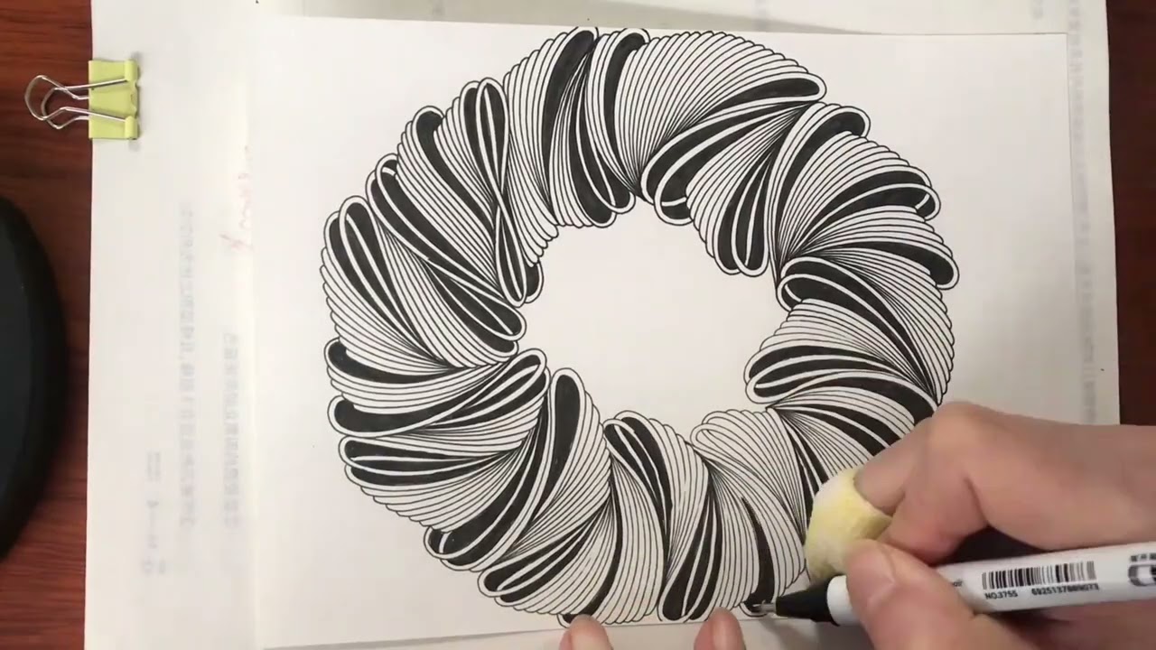 Easy DIY Doodle: Soothing Paisley Drops for Beginners (No Skills Needed)