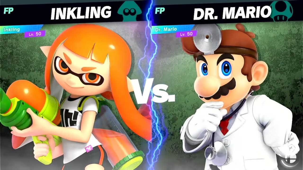 Super Smash Bros Ultimate Amiibo Fights Inkling vs the World #18 vs Dr Mario