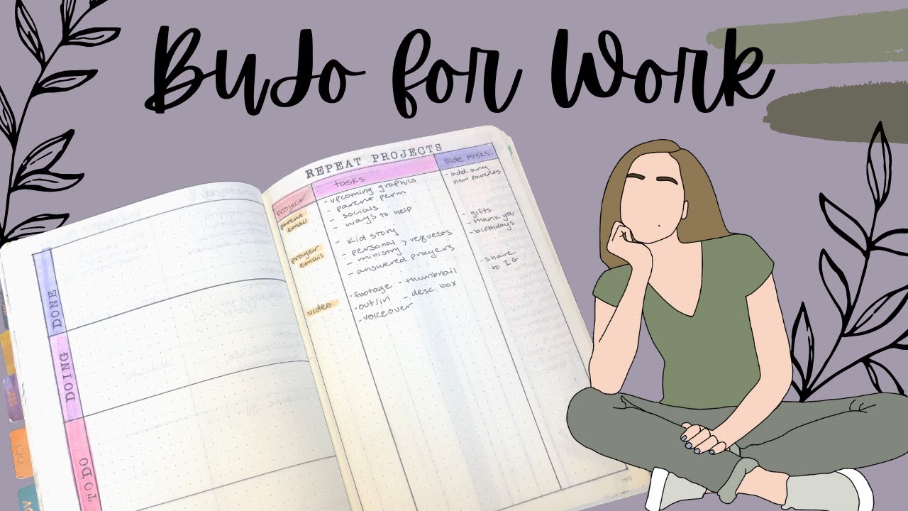Bullet Journal for Work // Spreads for Productivity // Get Organized