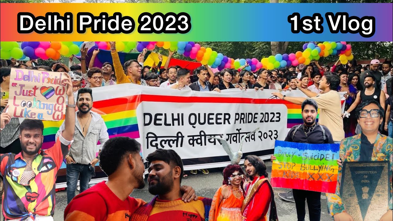 Delhi Queer Pride Parade 2023 || Delhi Pride || Pride Parade || Pride Parade 2023 || 1st Vlog