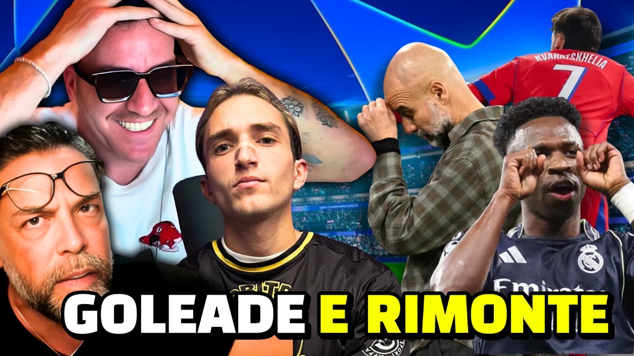 NOTTE FOLLE DI CHAMPIONS! REAL MADRID IMMORTALE! ADDIO CITY! TRACOLLO BODO! IL PSG TORNA IN FINALE?