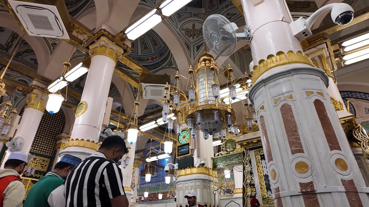 View dari Arkan Golden Hotel Madinah ke Raudhah, Masjid Nabawi (Shot with DJI Pocket 3)