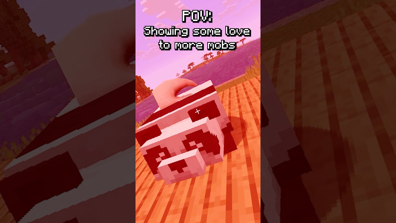 Patting ALL the MOBS #minecraft