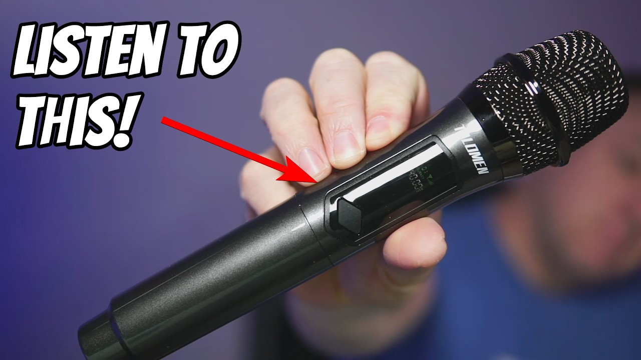 Talomen wireless mic - Microphone with the most simple setup
