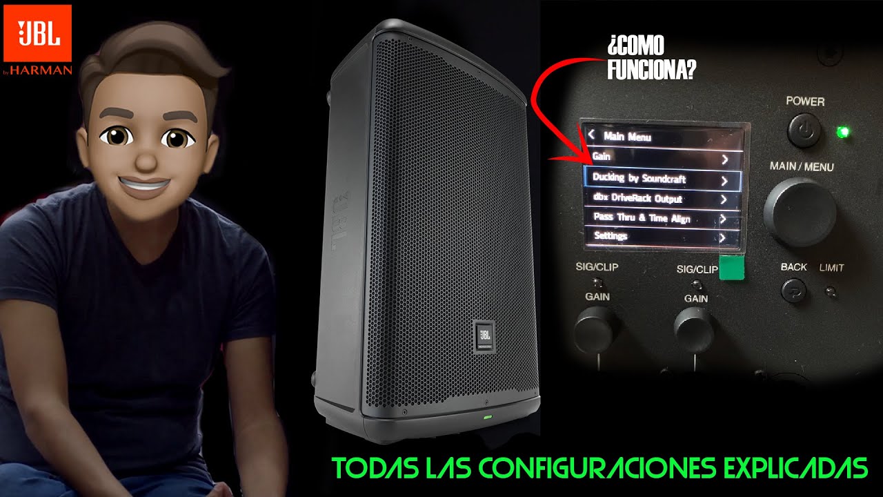 JBL EON 715 Explicando todas las configuraciones paso a paso, ¿Cómo usarla mejor? [Español]