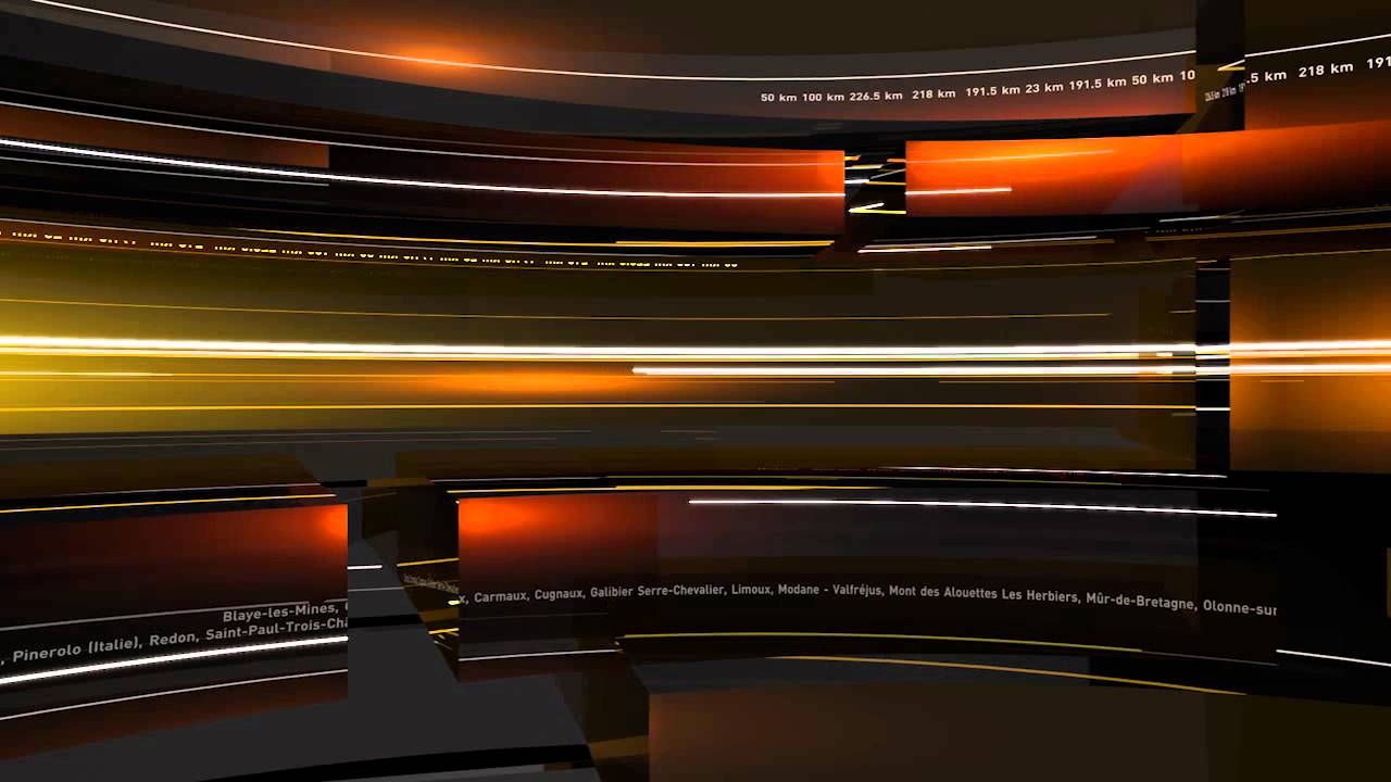 TV 2 Tour De France graphics
