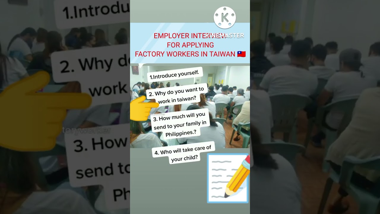 EMPLOYER INTERVIEW FOR APPLYING FACTORY WORKERS IN TAIWAN 🇹🇼#shorts #video #trending #jobseekers