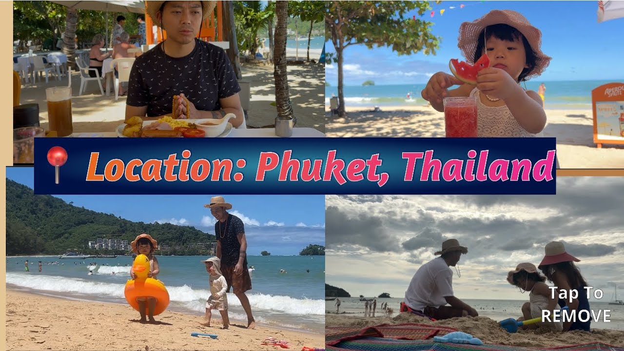 One Day at the Beach in Phuket | Thailand Travel Vlog 🇹🇭2025