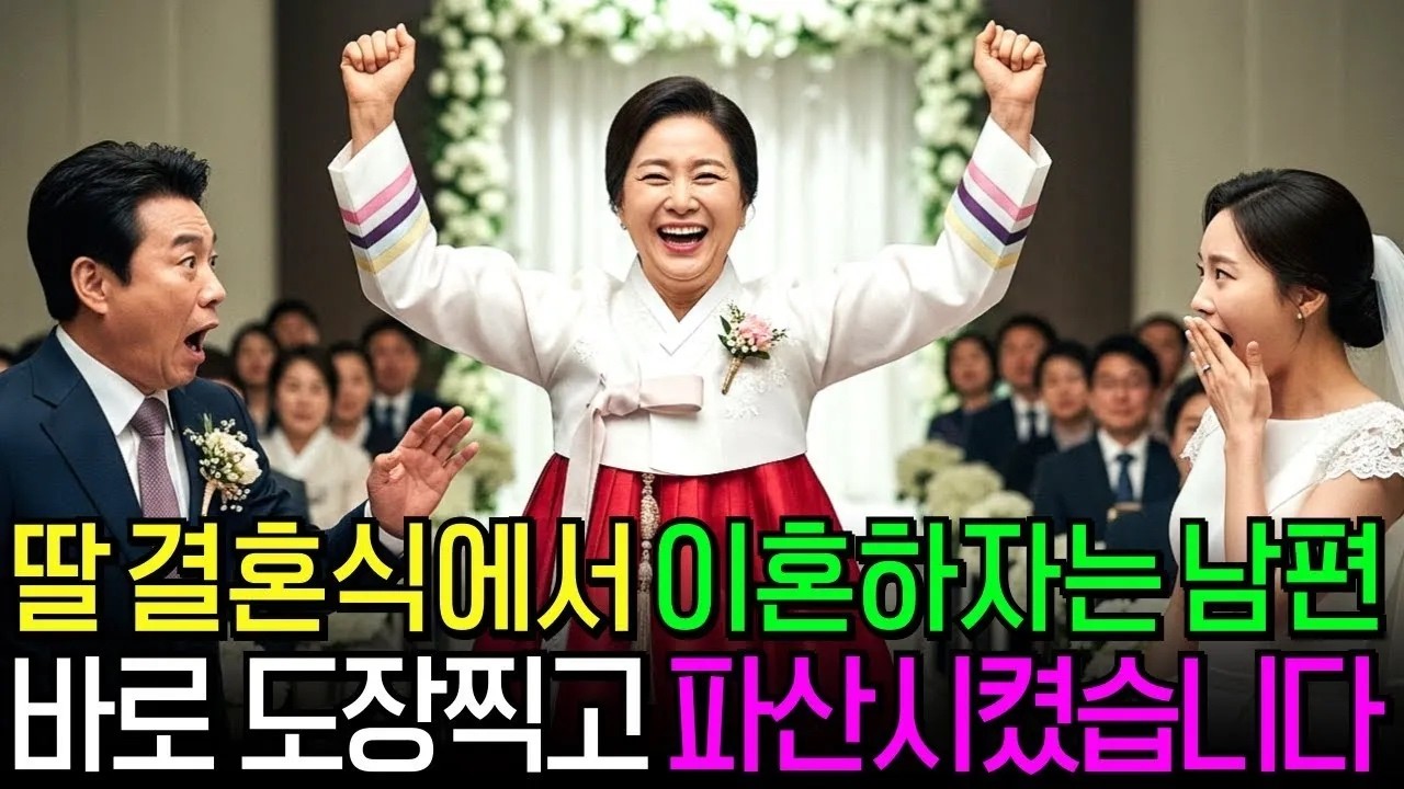 막내딸 결혼식이라는 가장 중요한 날에 남편이 이혼을 요구했습니다… 저는 조용히 펜을 건네며 그 자리에서 도장을 찍었습니다