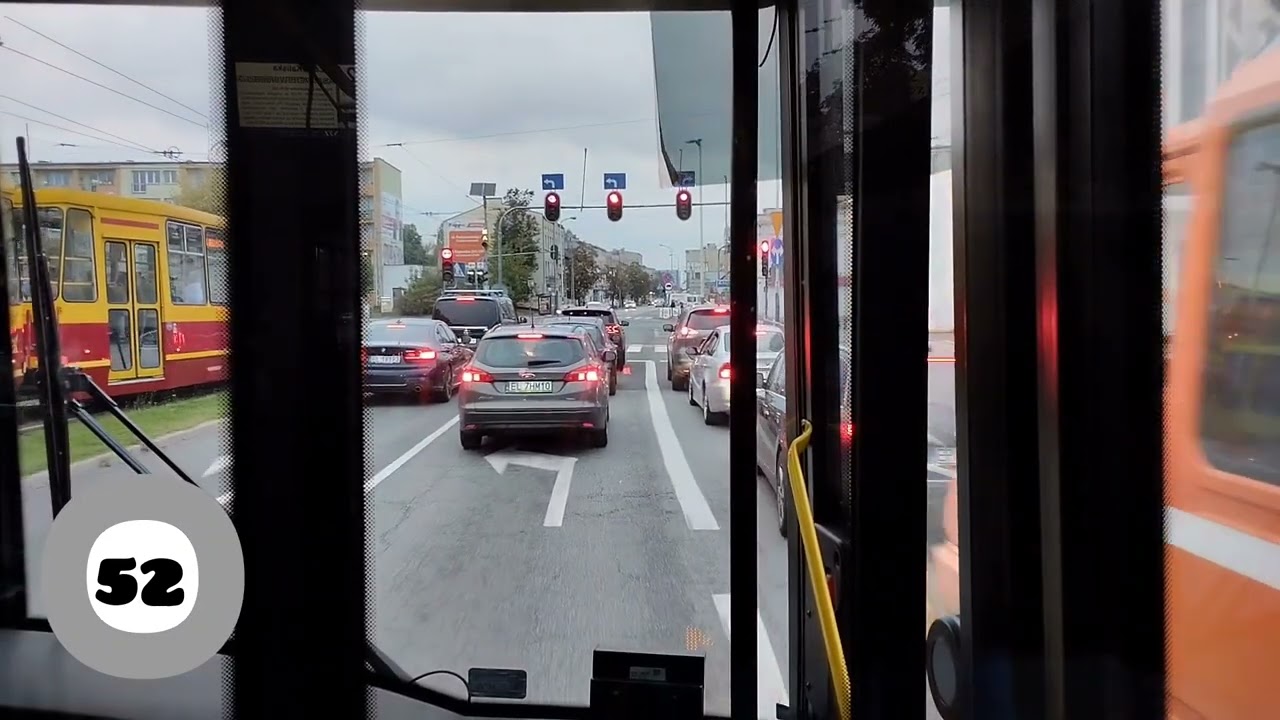 MPK Ł&oacute;dź linia 52 Komorniki - Dw. Ł&oacute;dź Kaliska - Solaris Urbino 18 III