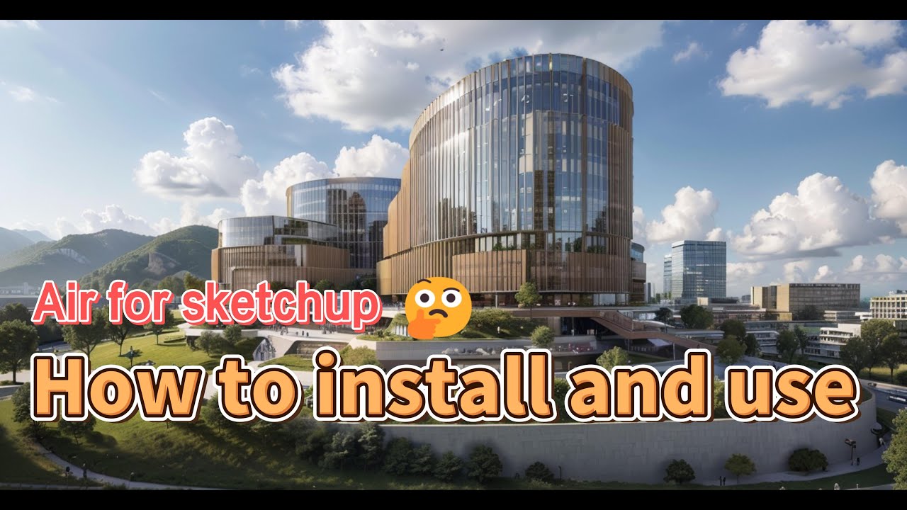 How to install and register the air for sketchup plugin