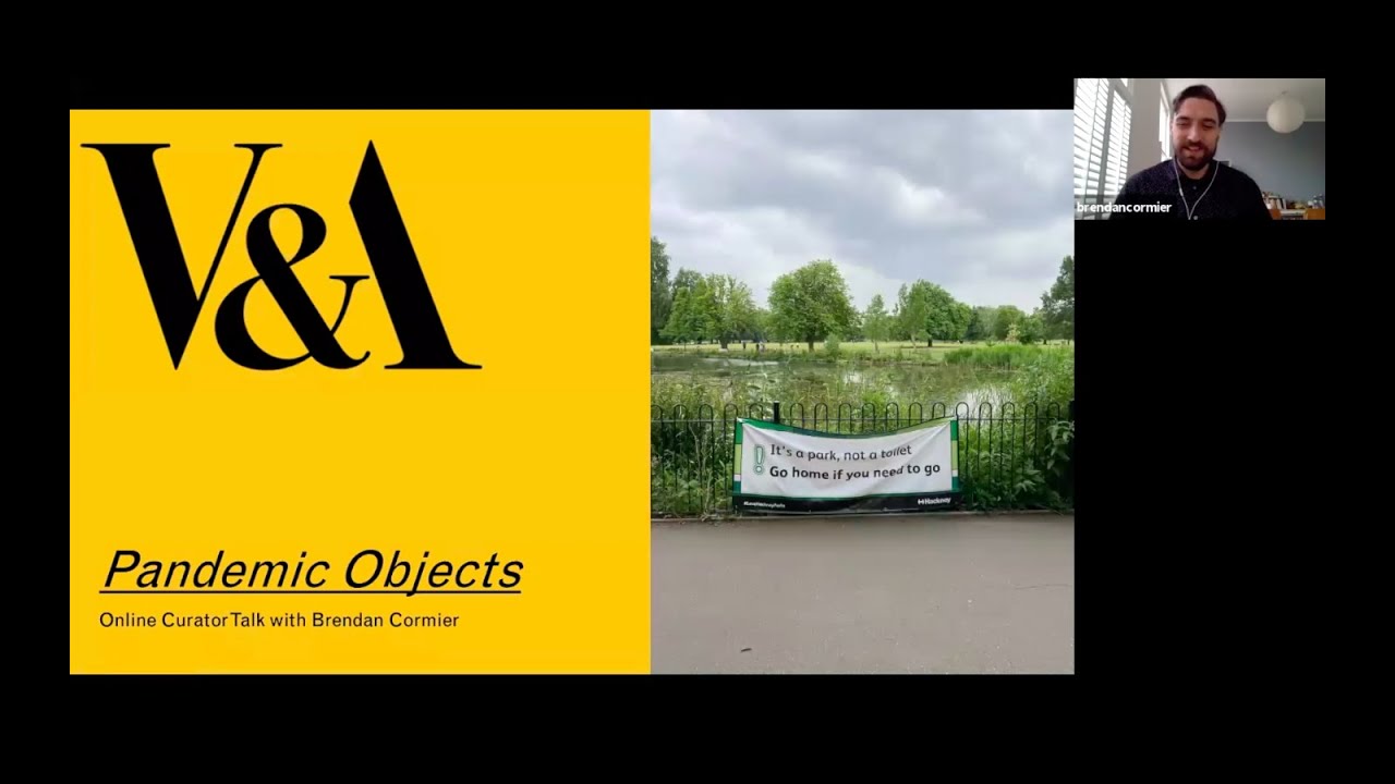 Curatorial Conversations: Pandemic Objects | Brendan Cormier in conversation with Prof. Bill Sherman