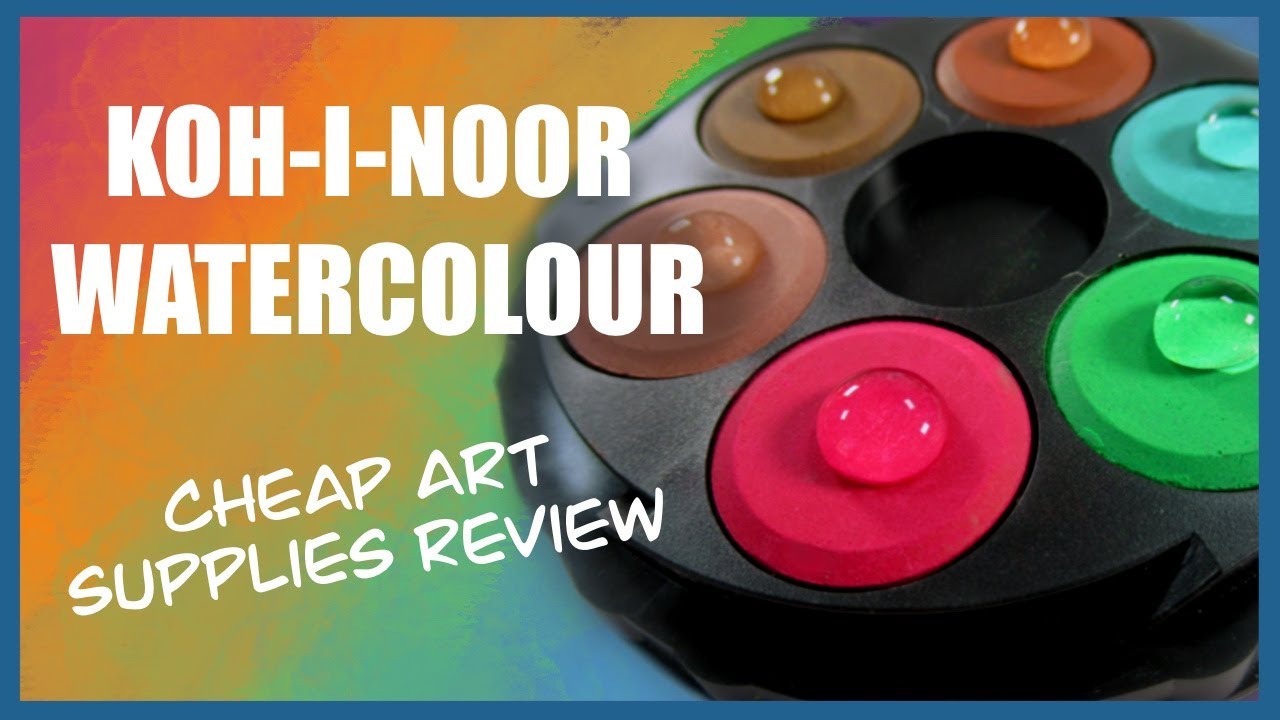 CHEAP ART SUPPLIES! are the Koh-I-Noor watercolours worth it?