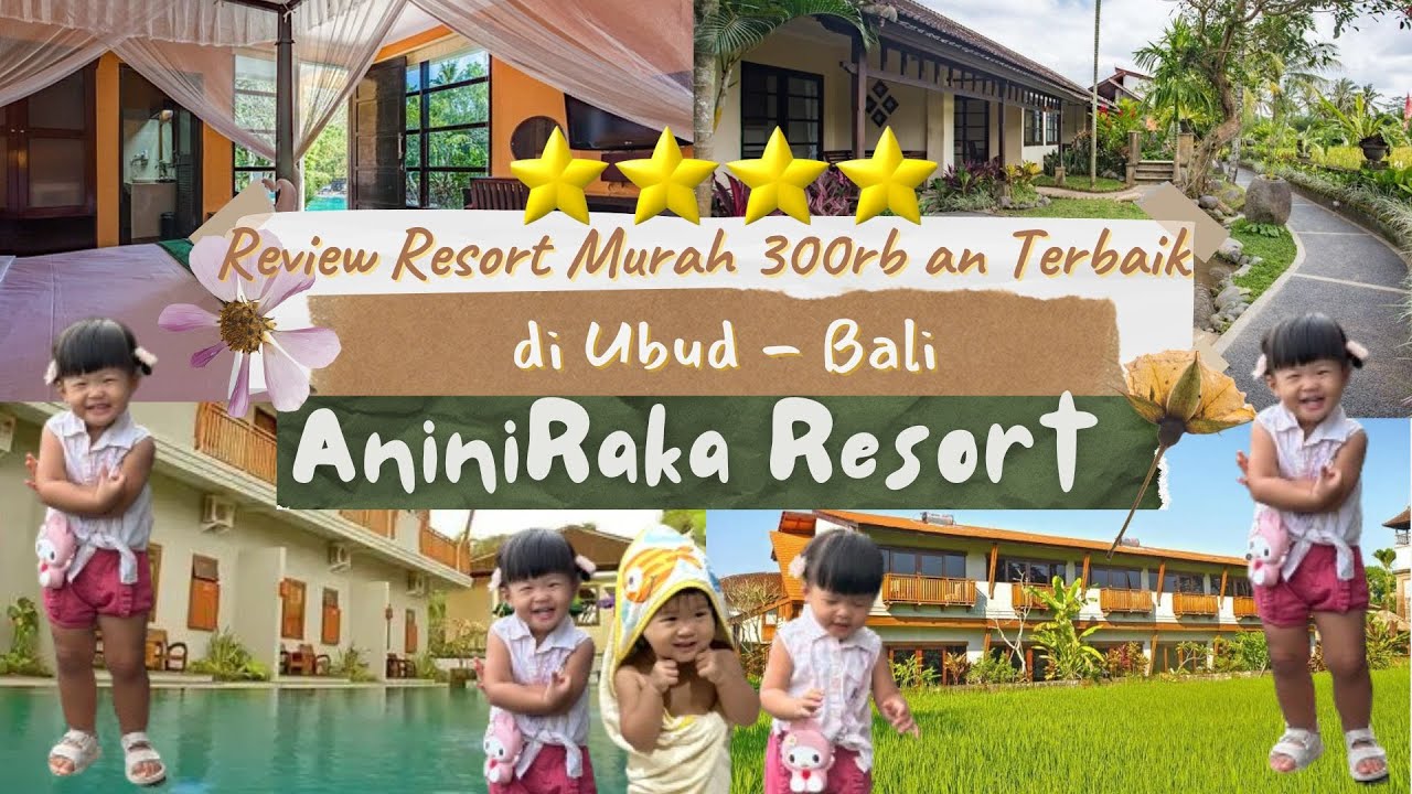 RESORT DI UBUD HARGA 300RB AN I ANINIRAKA UBUD BALI I BREATHTAKING VIEW SAWAH I  HIDDEN GEM HOTEL